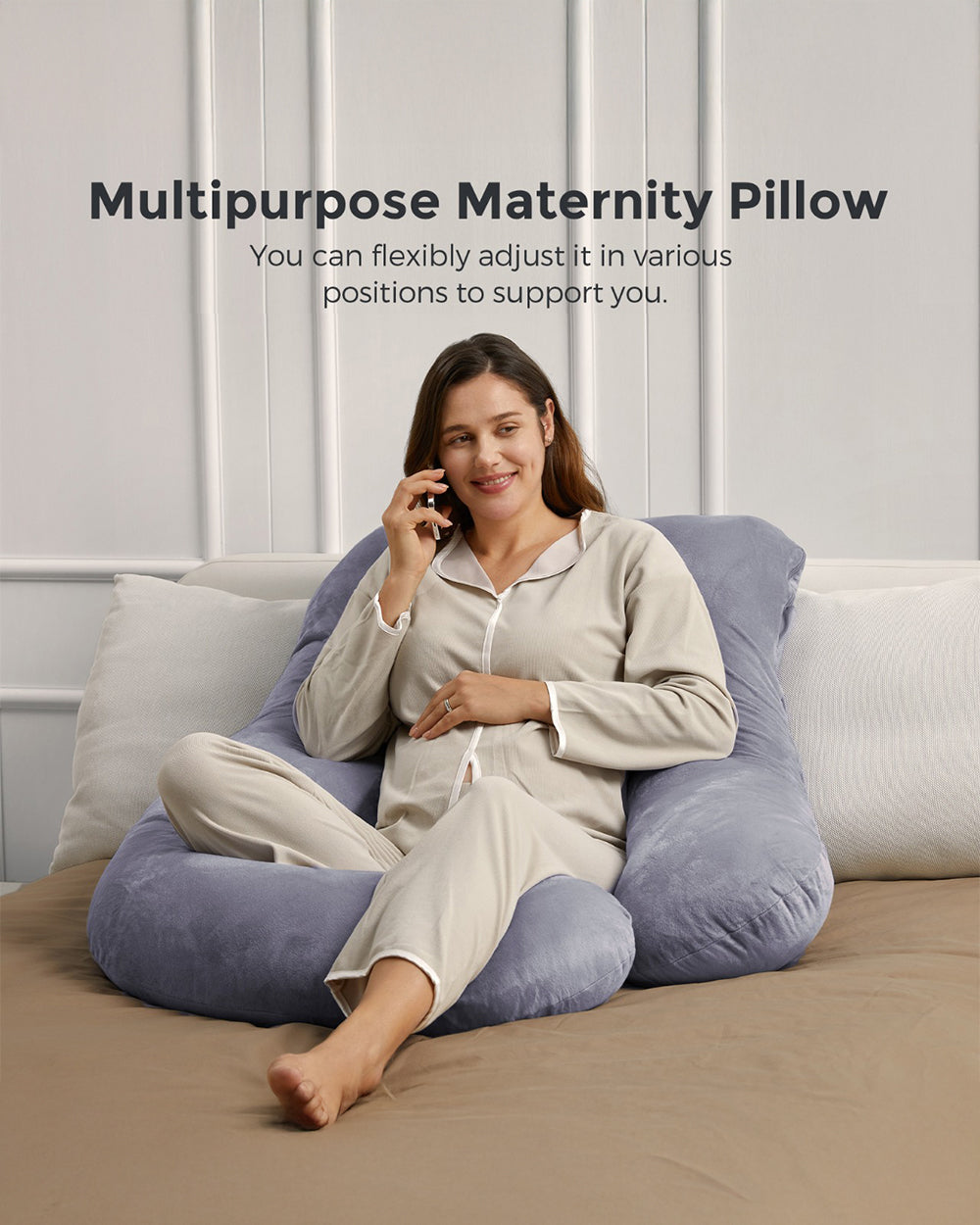 "PREGACARE" Baby Pregnancy Pillows With "Free Eyes Mask"